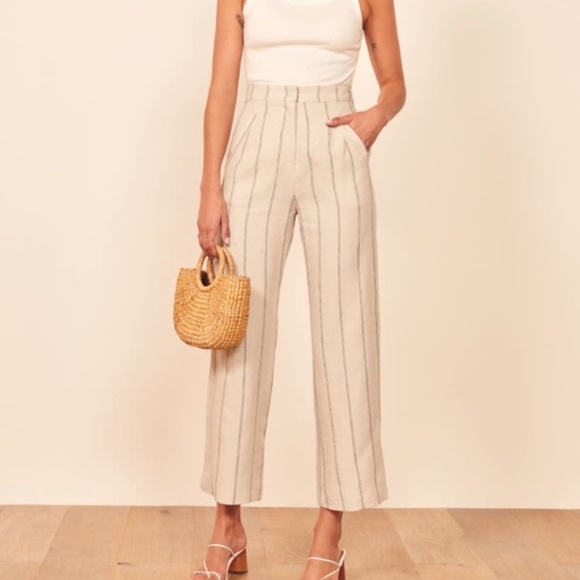 Reformation Jaylene Pant Positano 0 - Picture 2 of 4